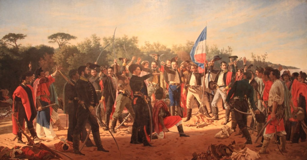 Juan Manuel Blanes' mega painting "The Thirty-three."