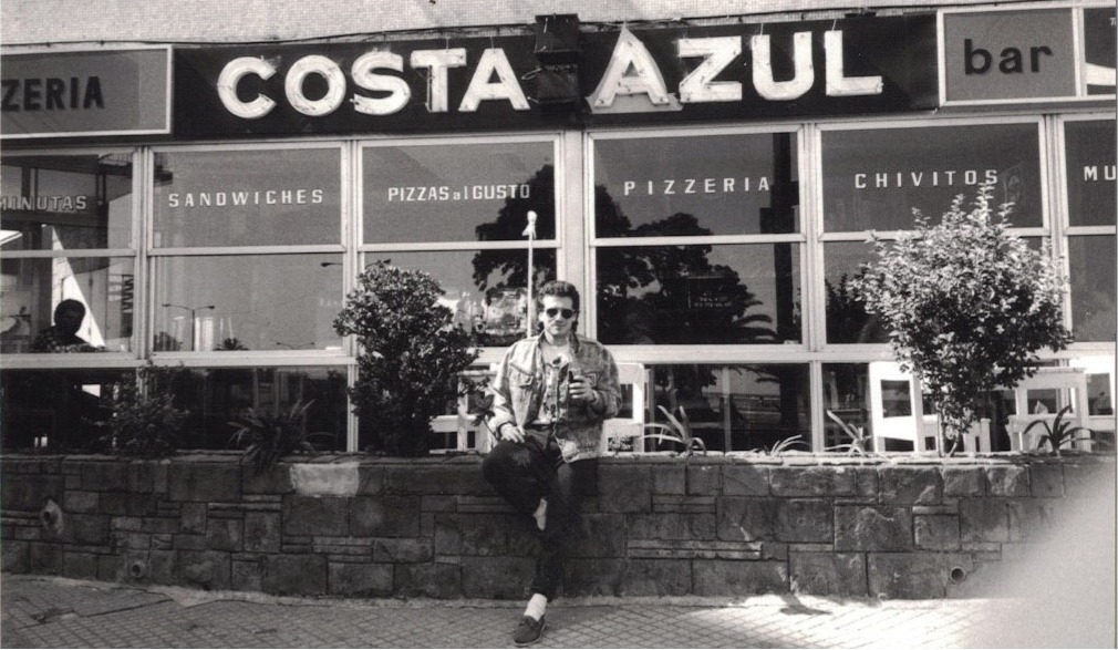 Papa Gringo standing outside Costa Azul, circa 1989